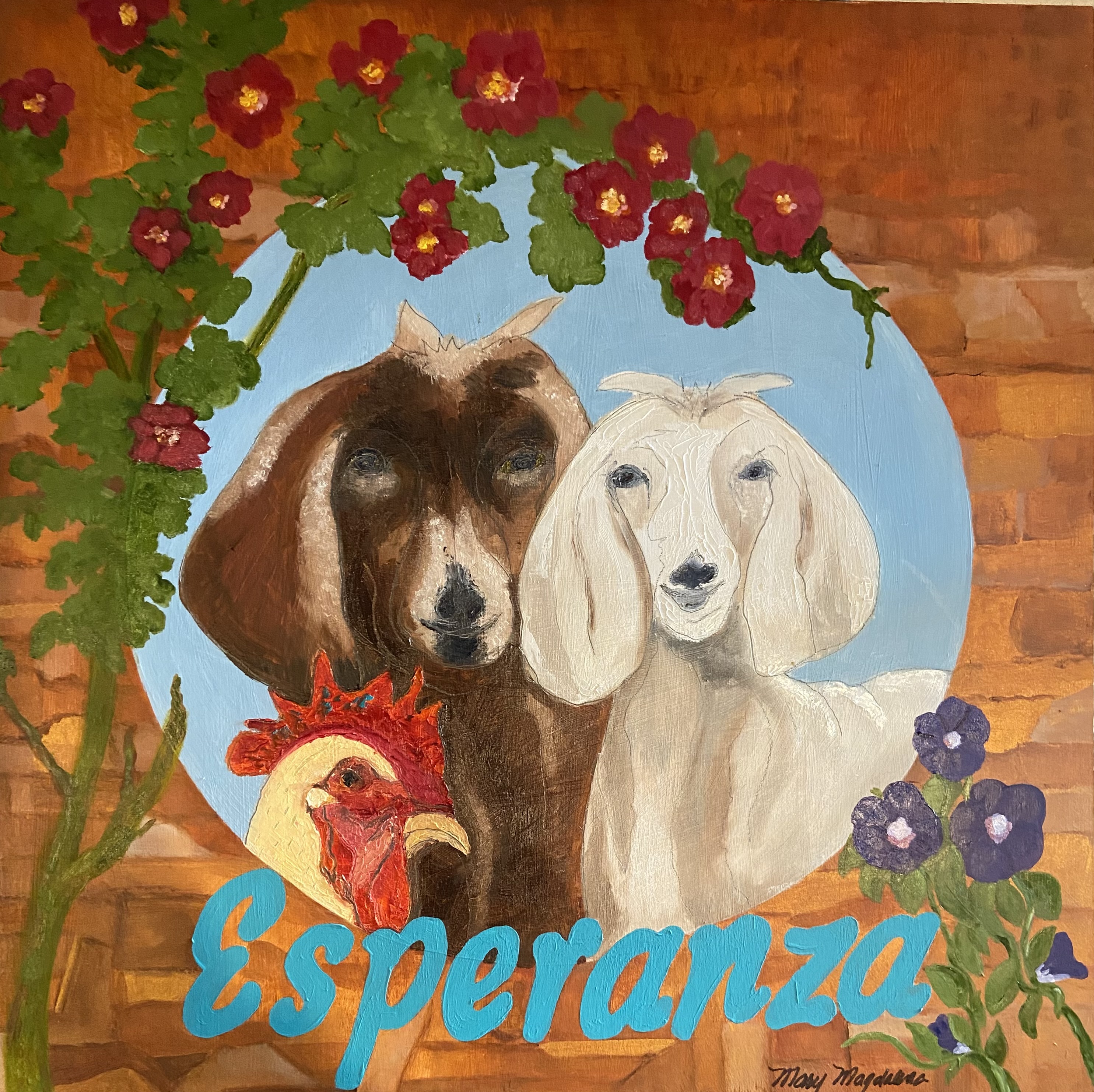 "Esperanza" — painted by Mary Magdalena